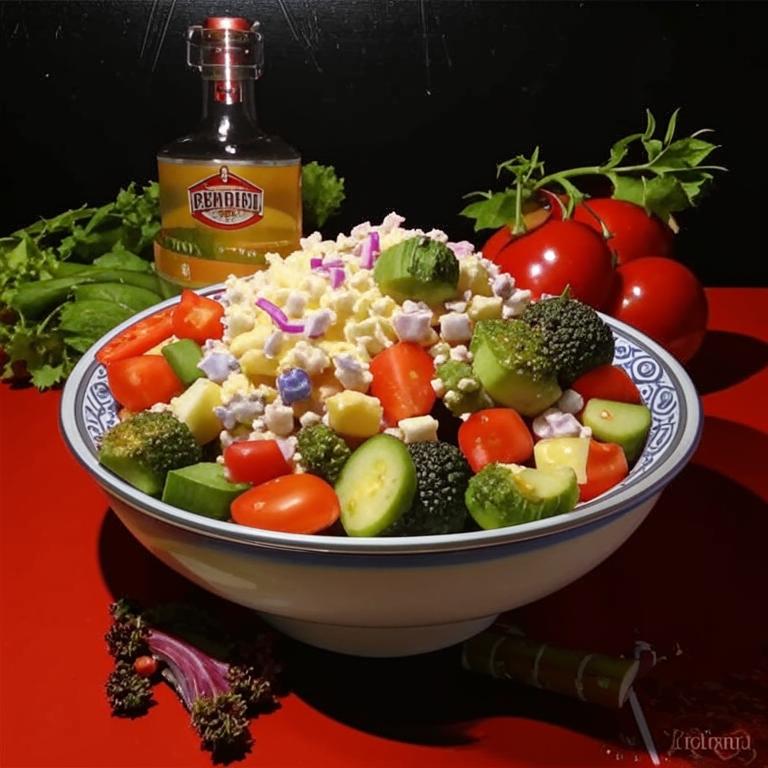 салат с соусом