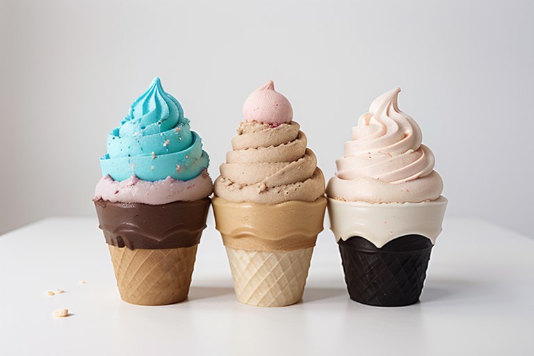 мороженое в стаканчике