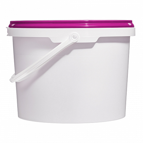 пластиковое ведро jet 23 (2,3 л) с фиолетовой крышкой