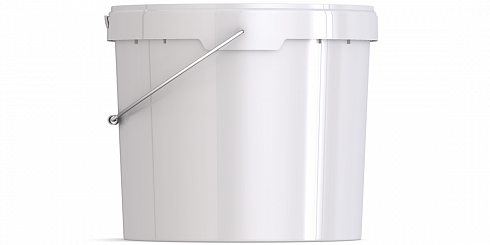 пластиковое ведро круглое jet 56 (5,7 л) с металлической ручкой