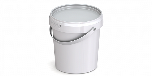 пластиковое ведро jetb 850 (0,85 л) круглое с крышкой