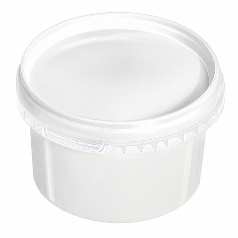 пластиковая банка с крышкой jetb 548 (0,55 л) пищевая круглая