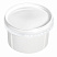 пластиковая банка с крышкой jetb 548 (0,55 л) пищевая круглая