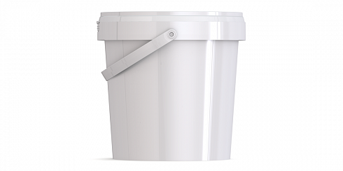 пластиковое ведро jetb 12 (1,2 л) с крышкой 