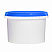 пластиковая банка jetb 548 (0,55 л) с синей крышкой