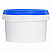 пластиковая банка jetb 280 (0,28 л) с синей крышкой