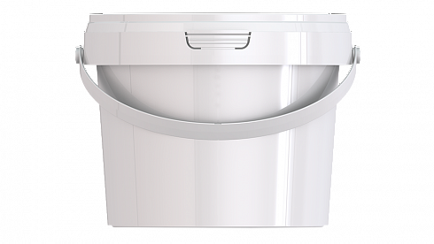 пластиковая банка с крышкой jetb 860 (0,86 л) пищевая (можно изготовить без ручки)