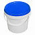 пластиковое ведро jetb 11 (1,1 л) с синей крышкой