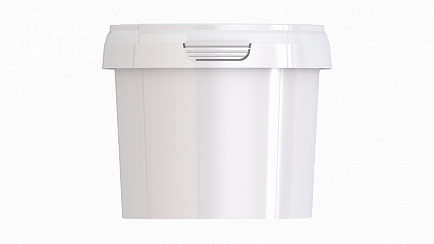 пластиковая банка с крышкой jetb 365 (0,365 л) пищевая круглая