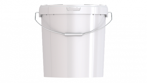 пластиковое ведро круглое jet 210 (21,3 л) с металлической ручкой