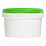 пластиковая банка jetb 280 (0,28 л) с зеленой крышкой