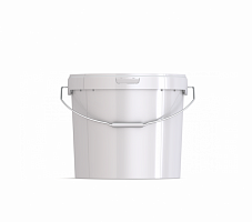 пластиковое ведро круглое jet 34 (3,4 л) с металлической ручкой