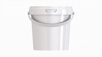 пластиковая банка с крышкой jetb 12 (1,2 л) пищевая (можно изготовить без ручки)