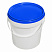 пластиковое ведро jetb 850 (0,85 л) с синей крышкой