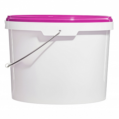 пластиковое ведро jet 125 (13,2 л) с фиолетовой крышкой