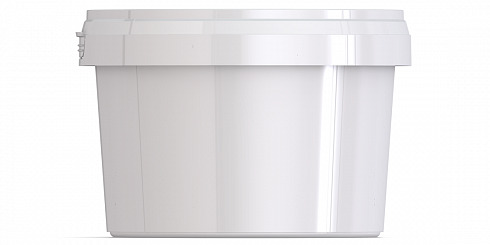 пластиковая банка с крышкой jetb 548 (0,55 л) пищевая круглая