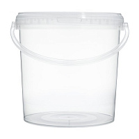 прозрачное ведро 10,8 л пластиковое
