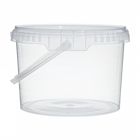 прозрачное ведро 3,0 л пластиковое