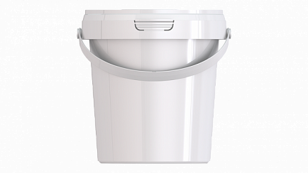 пластиковая банка с крышкой jetb 850 (0,85 л) пищевая (можно изготовить без ручки)