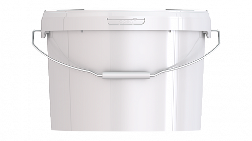пластиковое ведро jet 30 (3,0 л) с металлической ручкой