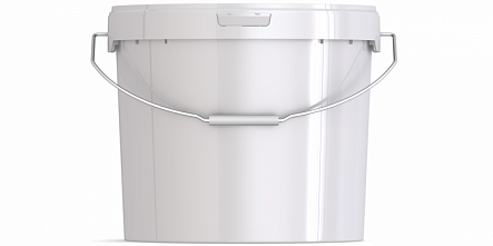 пластиковое ведро круглое jet 110 (11,3 л) с металлической ручкой