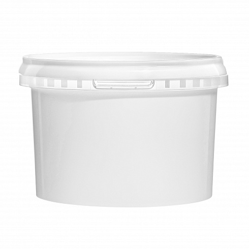 пластиковая банка с крышкой jetb 548 (0,55 л) пищевая круглая