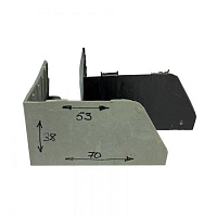 уголок защитный пластиковый большой (53х38х70)