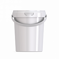 пластиковое ведро jetb 1000 (1,05 л) пищевое с крышкой