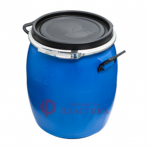 пластиковая бочка 48 литров с ручками
