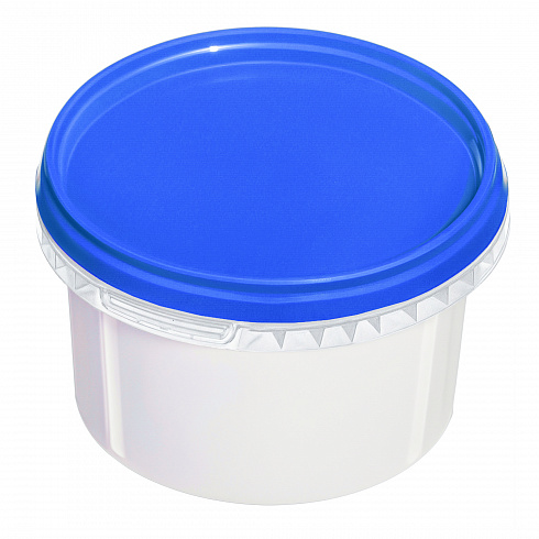 пластиковая банка jetb 548 (0,55 л) с синей крышкой