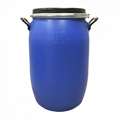 пластиковая бочка 65 литров с ручками