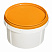 пластиковая банка jetb 280 (0,28 л) с оранжевой крышкой