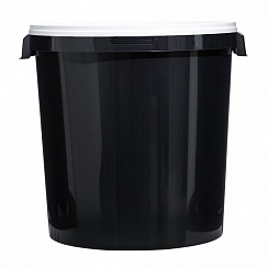 техническое ведро jet 320 (32,8 л) с белой крышкой