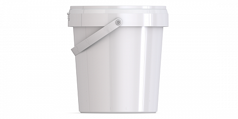 пластиковое ведро jetb 850 (0,85 л) круглое с крышкой