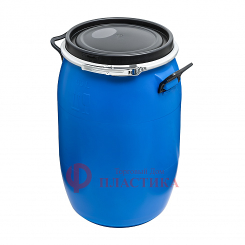пластиковая бочка 65 литров с ручками