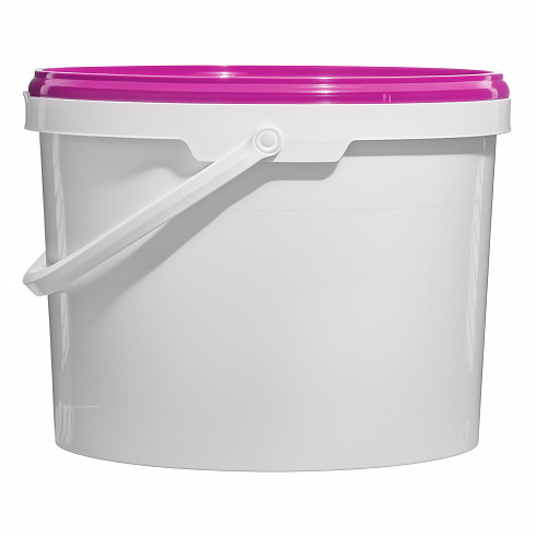 пластиковое ведро jet 110 (11,3 л) с фиолетовой крышкой