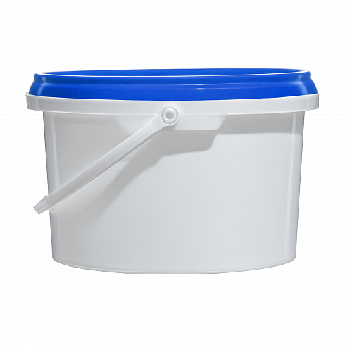 пластиковое ведро jet 25 (2,6 л) с синей крышкой