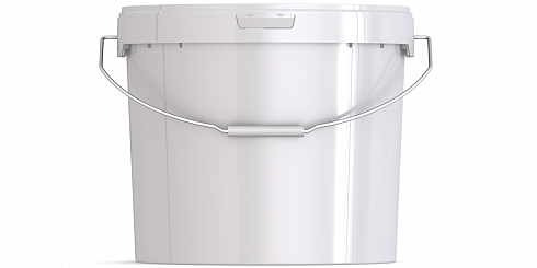 пластиковое ведро круглое jet 56 (5,7 л) с металлической ручкой